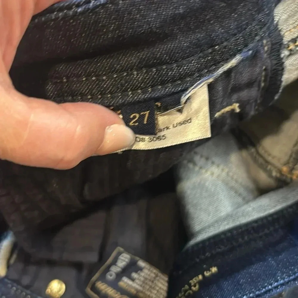 Fidelity  Ace Mid Rise Ultra Slim, Dark Wash. Size 27. - Picture 12 of 12